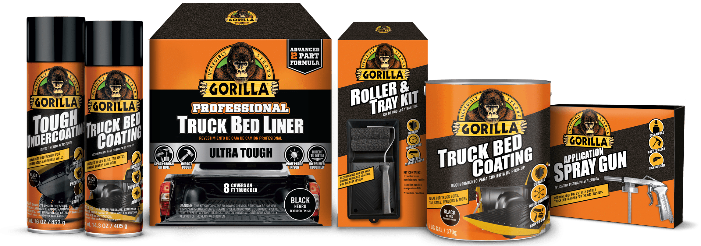 Truck Spray Bedliner Kit - Three Bed