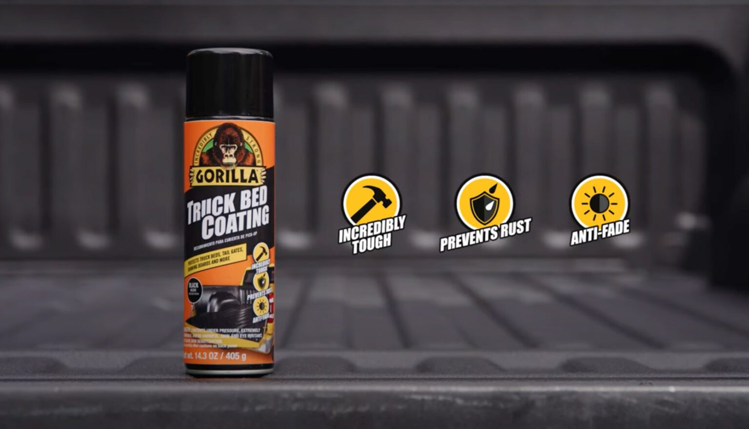 TRUCK BED COATING AEROSOL Gorilla Truck Bed Liner
